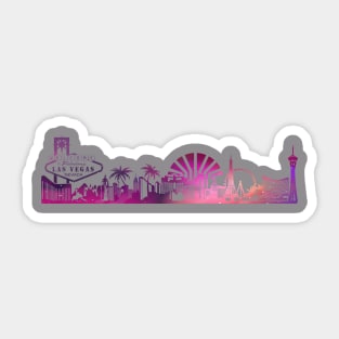 Las Vegas Strip Sticker